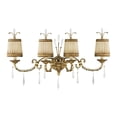 thumbnail image 3 of 8814-65 Livex Lighting La Bella - 4 Light Bath Vanity in Glam Style - 34 Inches wide by 20 Inches high, 3 of 4