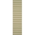 thumbnail image 2 of Safavieh Courtyard Caroline Striped Indoor/Outdoor Runner Rug, Beige/Sweet Pea, 2'3" x 8', 2 of 9