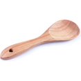 thumbnail image 1 of Paleta de arroz de madera, cuchara de cocina de madera, espátula, cuchara de arroz, cuchara de cocina de acacia, resistente al calor, versátil cucharón de comida, cuchara para servir sopa, postre,, 1 of 7