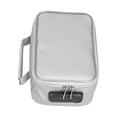 thumbnail image 2 of Certificate Storage Bag, File Organizer Bag Safe With Lock For Money For Hiking For Card For Office For Travel Silver, 2 of 8