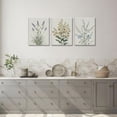 thumbnail image 2 of 3 Piece Canvas Wall Art Wildflower Wall Decor Botanical Pictures Floral Paintings Watercolor Prints Minimalist Artwork for Bedroom Bathroom Living Room, 2 of 6