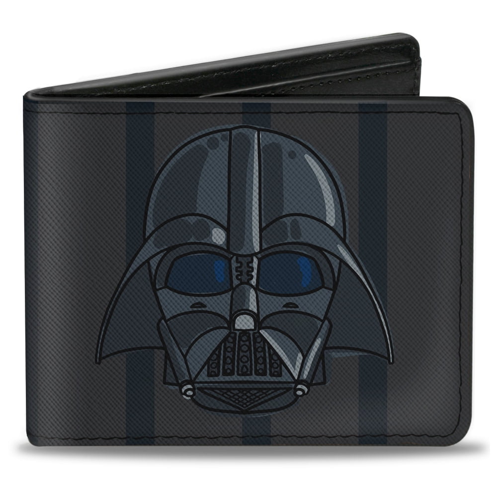 Star Wars Darth Vader Mask Close-Up Black ID & Card Bi-Fold Wallet