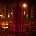 thumbnail image 1 of Capa larga con capucha para cosplay de Halloween para niños, disfraz de , tela suave y agradable para la piel, accesorio ligero multiusos para 70cm, 1 of 8