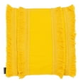 thumbnail image 2 of SAFAVIEH Grema Solid Overcut Accent Pillow, 16" x 16", Yellow, 2 of 4