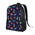 thumbnail image 2 of Balery Space Dinosaur Mochila - Mochila Estilosa y Duradera para Laptop de 15 Pulgadas con Tela Oxford Impermeable, 2 of 8