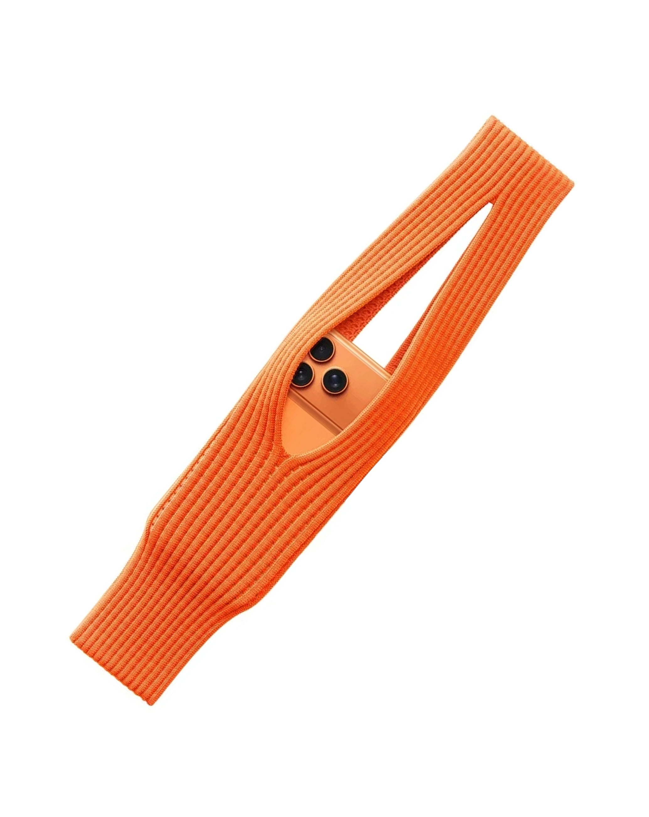 Long Stretchy Protective Phone Sleeve - Orange