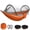 Orange/Grey, variant on Ultra-light Travel Camping Hammock Pop-up Net 660lbs Load Capacity Breathable Quick-drying Parachute Nylon 2 Carabiners 2 Tree Slings Included For Outdoor Backpacking Hiking
