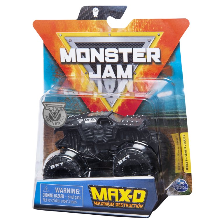 Monster Jam Max D Monster Truck Die-Cast Vehicle 1:64 Scale