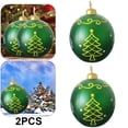 thumbnail image 1 of DQrwqpou 2 Bolas Papá Noel 60 Cm Muñeco Nieve Regalos Versátiles para (A), 1 of 4