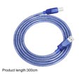thumbnail image 6 of Lohuatrd 1.8/3/5M USB 2.0 Printer Data Cable A Male to B Male High Speed USB Printer KVM Data Wire for Printer Connected to Computer, 6 of 7