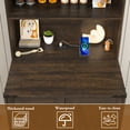 thumbnail image 5 of Blotout 71" Tall Farmhouse Cat Litter Box Enclosure W/ Shelves and Doors, Wooden Cat Litter Box Furniture for Self-Cleaning Litter Boxes, Large Hidden Litter Box Furniture W/ Power Outlets, Locks, 5 of 10