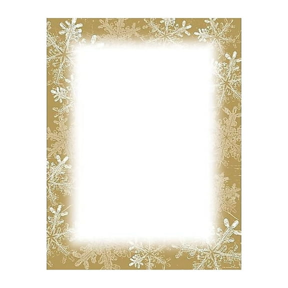 Great Papers Frosted Holiday Wishes Letterhead 8.5"W x 11"L 250/Pack (2011593)