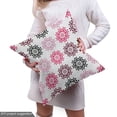thumbnail image 5 of Ambesonne Abstract Fabric by the Yard Upholstery, Modern Simplistic Floral, 1 Yard, White and Multicolor, 5 of 5