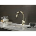 thumbnail image 4 of Delta 9959-Ls-Dst Trinsic 1.8 GPM Single Hole Pull Down Bar/Prep Faucet - Black, 4 of 7