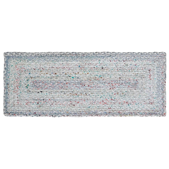 Chesapeake Braided Chindi Pastel Rug (24" x 60")