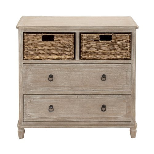 Cole Grey 4 Drawer Accent Chest