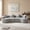 Grey, variant on Gretop 110" Boneless Modular Sectional, Chenille Sleeper Couch for Living Room Apartment