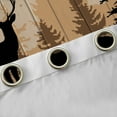 thumbnail image 4 of Feelyou Jungle Bear Deer Blackout Curtains Set of 2 (52x84 Each), Rustic Wooden Cabin Window Curtains, Teens Kids Boys Girls Curtains and Drapes, Window Curtains Decor, 4 of 6