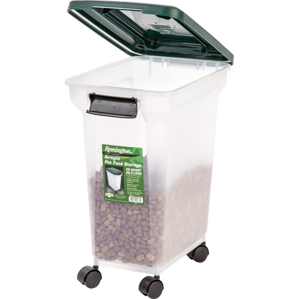 Remington® 22lb Airtight Dog Food Container with Wheels