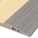 thumbnail image 1 of Umbral de puerta con tira de transición de piso, rampas de umbral de 36 pulgadas, 1/2 '' ~ 3/5 '' para puertas, tira de transición de vinilo para piso de puerta (gris grano de madera), 1 of 1