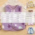 thumbnail image 3 of NIEWTR Baby Boys Girls Fleece Vest Button Down Sleeveless Jacket Cute Kids Fall Winter Waistcoat Outerwear with Pocket, 3 of 8