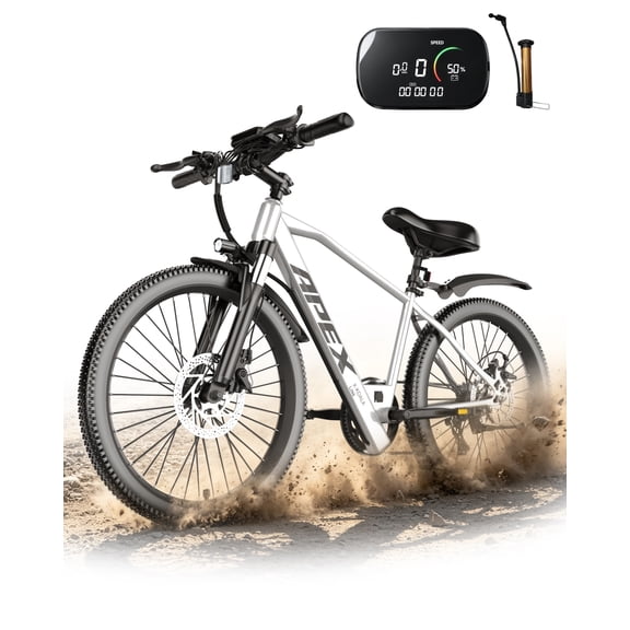 750W Electric Bike for Adults, 26" Step-Thru E-Bike, 48V 13Ah Battery, 7-Speed