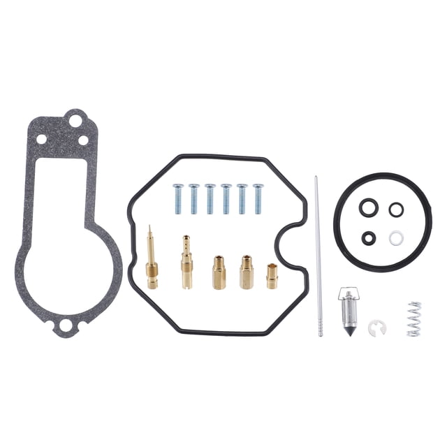 Motocicleta Carburador Reparación Kit para Honda - 21uds Negro Dorado Tono