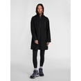 thumbnail image 3 of Ozark Trail Women's and Women's Plus Long Zip Rain Jacket with Hood, Sizes XS-3X, 3 of 6