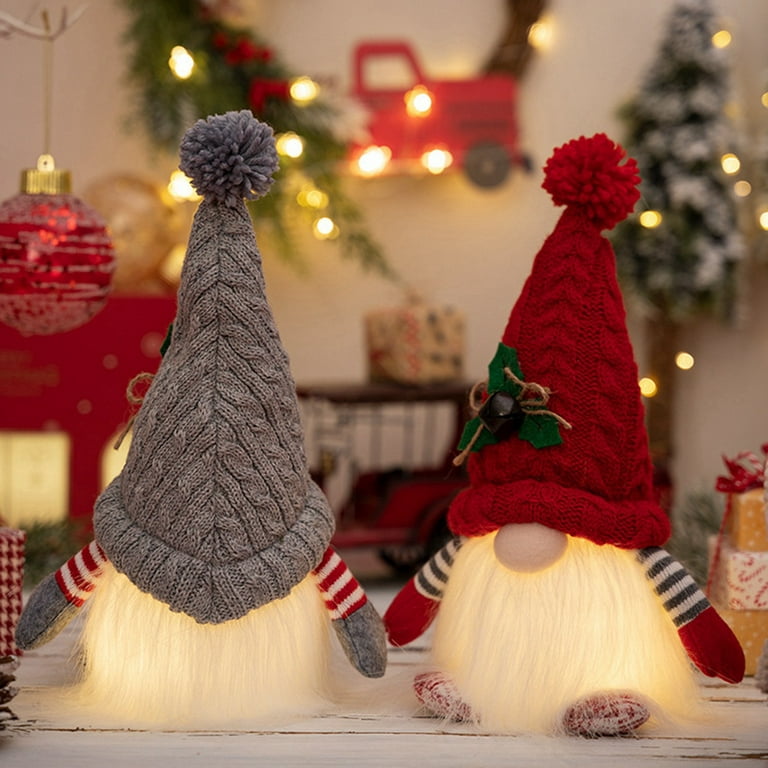 Crocheted Christmas Gnome Christmas Decorations Holiday Decor 