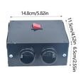 thumbnail image 3 of High Power Automotive Electrical Heater 12V, Twin Hole 5 Second Defroster, Automobile Mounted Rapid Heating Device, Winter Car Interior Warmer, Efficient Vehicle Windshield Defogger for Cold Weather, 3 of 7