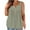 Gray, variant on Mrat Padded Tank Tops for Women Womens Tank Summer Solid Sleeveless Flared Trendy Casual Blouse Button Tunic Shirt Tops S-360 Gray XL