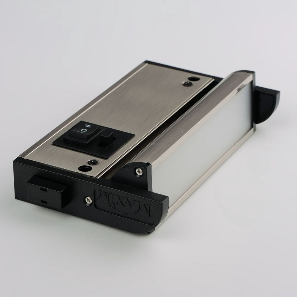 Maxim Lighting 89862SN 6 in. CounterMax 5K 2700-5000K LED Under Cabinet Light, Satin Nickel