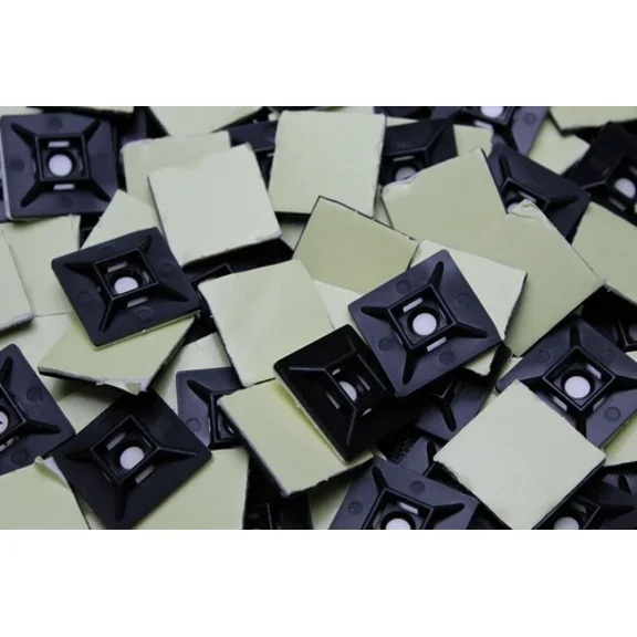 25 Pcs Adhesive Cable Tie Mount Clip 1 Inch Zip Tie Holder Wall Install Ctm1