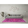 thumbnail image 3 of Ahgly Company Indoor Round Persian Pink Traditional Area Rugs, 6' Round, 3 of 4
