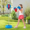 thumbnail image 4 of Costway Sac de Boxe et de Frappe avec Support à Hauteur Ajustable Gants de Boxe pour Adultes Bleu, 4 of 10