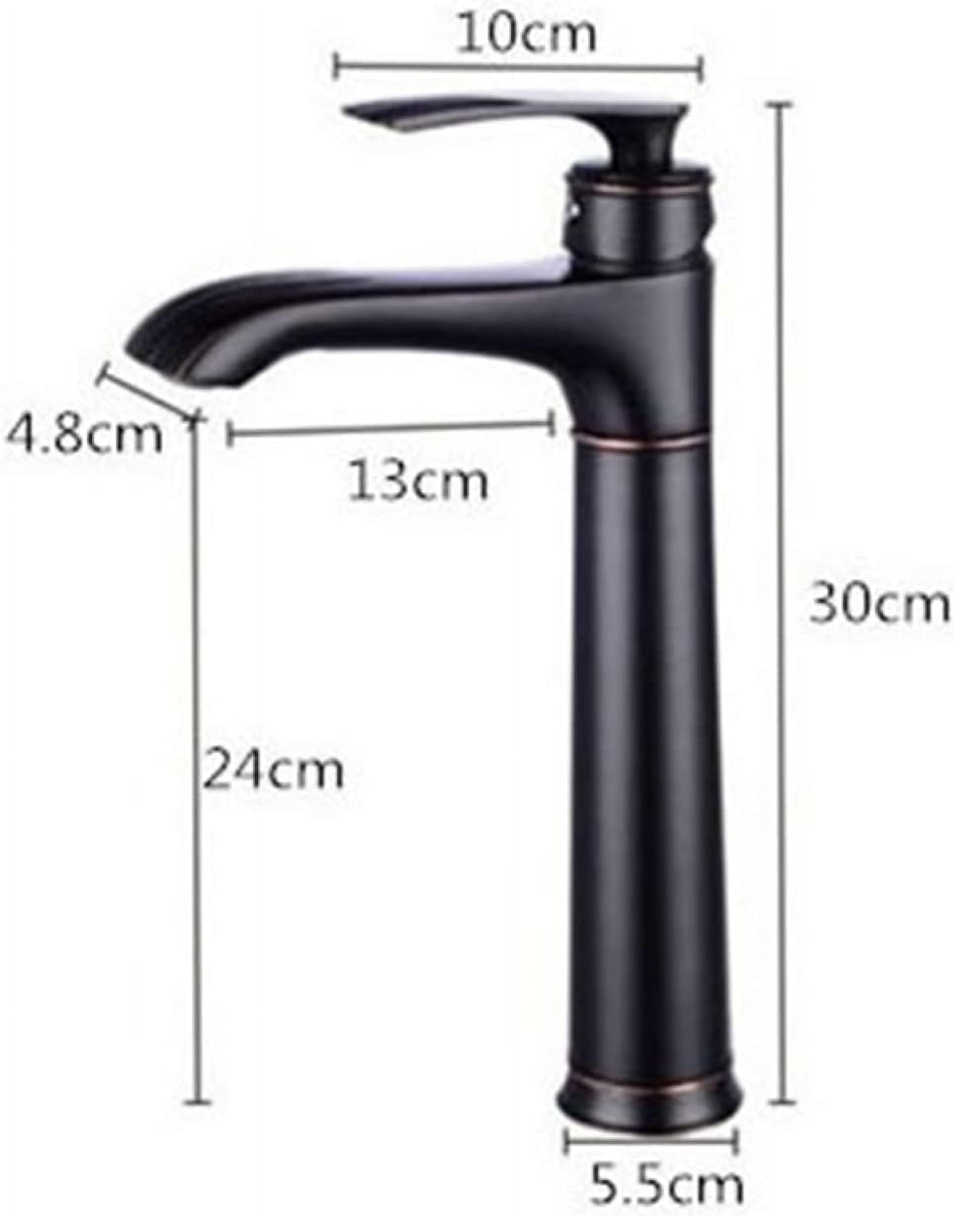 Vintage Bathroom Faucet Black, Single Handle Bathroom Sink Faucet, Cold Hot Mixer Vintage Vanity Tap, Bathroom Faucet Antique Brass, High