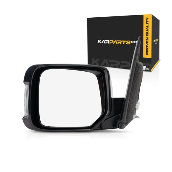 For Honda Pilot 2009-2015 Door Mirror Driver Side | Power | Non-Heated | w/Signal Indicator | Paint to Match - Replacement For 76250-SZA-A51ZA | HO1320259