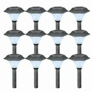 Malibu 12 Pack Solar Metal Lights