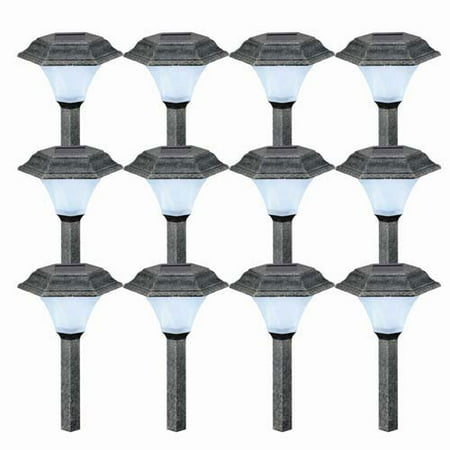 Malibu 12 Pack Solar Metal Lights
