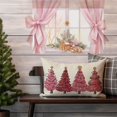thumbnail image 6 of Christmas Throw Pillow Cover 12x20 Inch Pink Christmas Tree Decorations Outdoor Winter Holiday Xmas Decorative Lumbar Throw Pillow Case for Home Sofa Couch Living Room Bedroom Decor, 6 of 6
