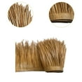 thumbnail image 6 of Aymzbd Artificial Thatch Roof Flame Retardant Realistic Versatile Decorations for Fence Brown, 6 of 9