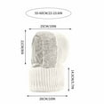 thumbnail image 3 of 3-in-1 Knit Hat with Scarf & Face Mask | Fleece Lined Winter Balaclava for Women | Windproof Warmth for Cold Weather, 3 of 8