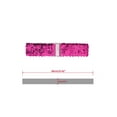 thumbnail image 3 of Cinturones anchos elásticos para damas INSPIRE CHIC con hebillas entrelazadas y decoraciones de lentejuelas brillantes para vestidos en color rojo rosa, 3 of 6