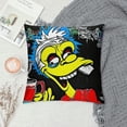 thumbnail image 2 of Orinice Pop Art Graphic Decorative Throw Pillow Cover for Home Couch Living Room Bed Sofa, Zipper Closure, Soft and Durable, 1PC 24x24in, 2 of 5