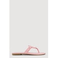 thumbnail image 2 of Women's Metallic Geometric Pendant Studded Thong Sandals, 2 of 3