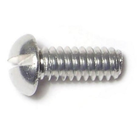 

#10-24 x 1/2 Aluminum Slotted Round Head Machine Screws (48 pcs.)