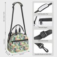 thumbnail image 2 of Disketp Tropical Flowers Lonchera Térmica para Mujer y Hombre, Bolsa de Almuerzo Reutilizable e Impermeable para Trabajo, Viajes y Picnic, 2 of 7