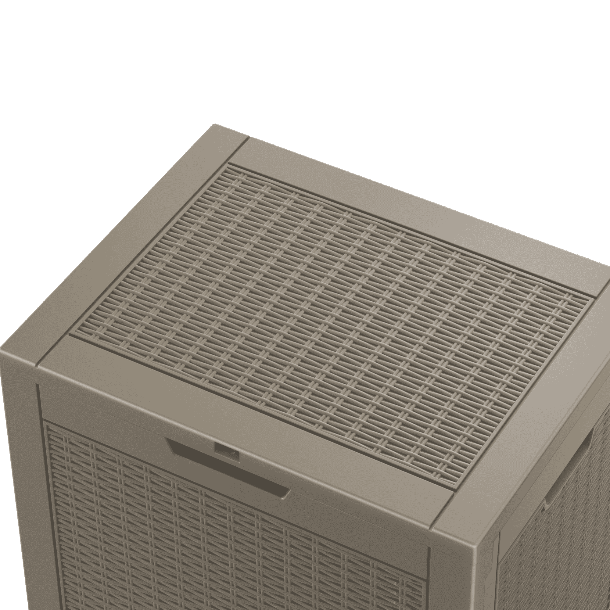 MAYEERTY 30 Gallon Outdoor Deck Box, Large Capacity Storage Box for Patio Furniture Cushions, Pillow Outdoor Indoor, Light Brown