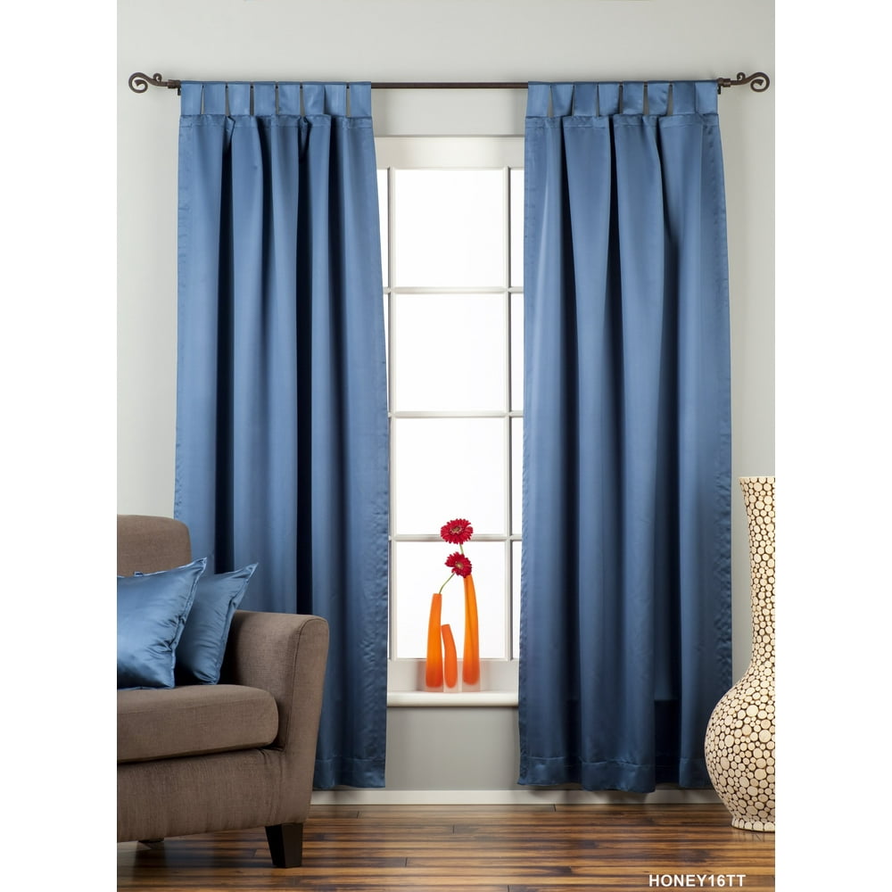 Blue Tab Top 90 Blackout Curtain / Drape / Panel Piece