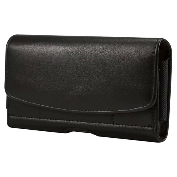 GOOHOCHY Funda para teléfono de poliuretano termoplástico (PU), funda para cinturón, funda de almacenamiento